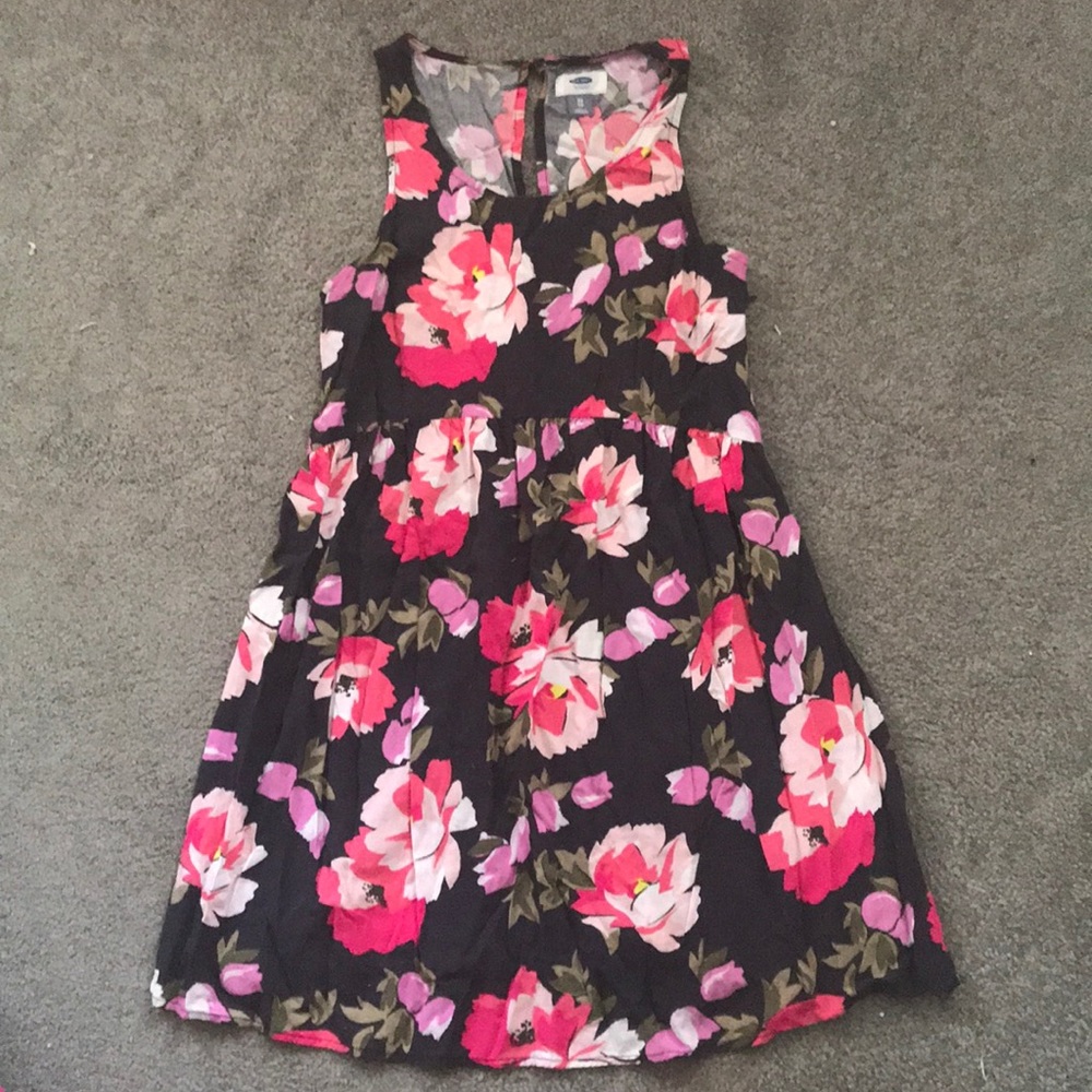 Floral Babydoll Style Old Navy Dress, Size XS